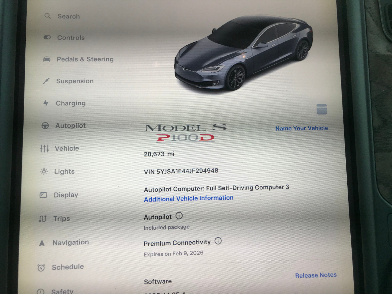 Tesla Model S P100D AWD 2018