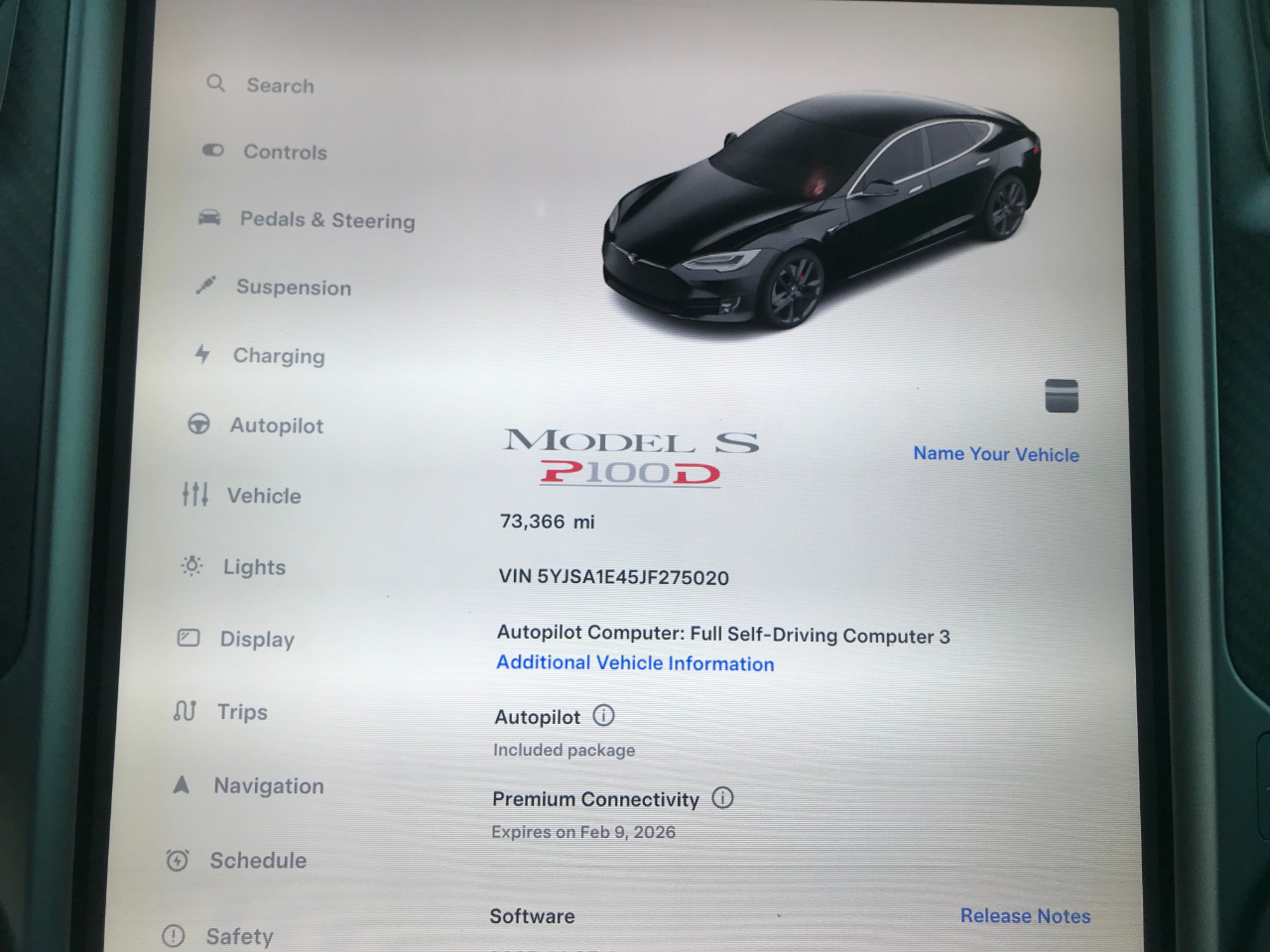 Tesla Model S P100D AWD 2018