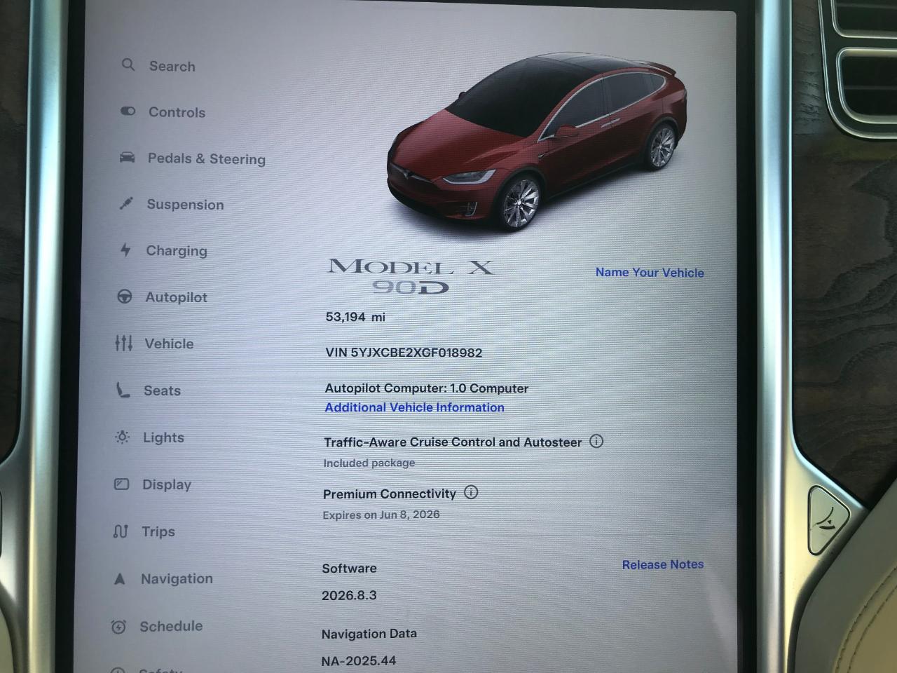 Tesla Model X 90D 2016
