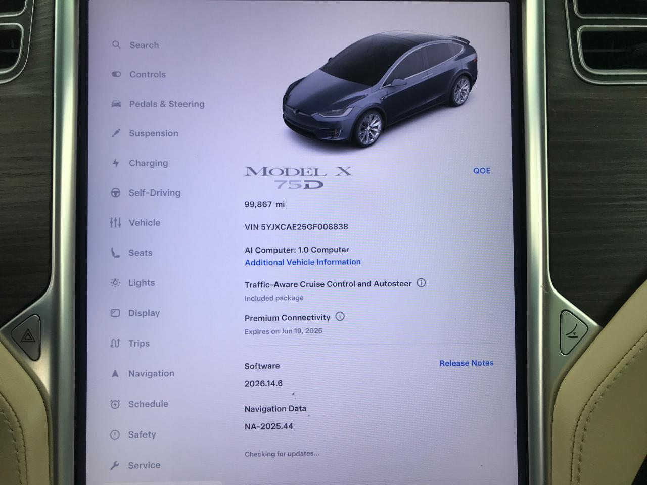 Tesla Model X 75D 2016