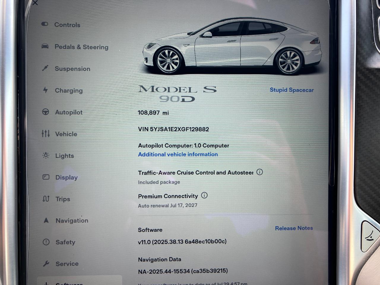 Tesla Model S 90D 2016