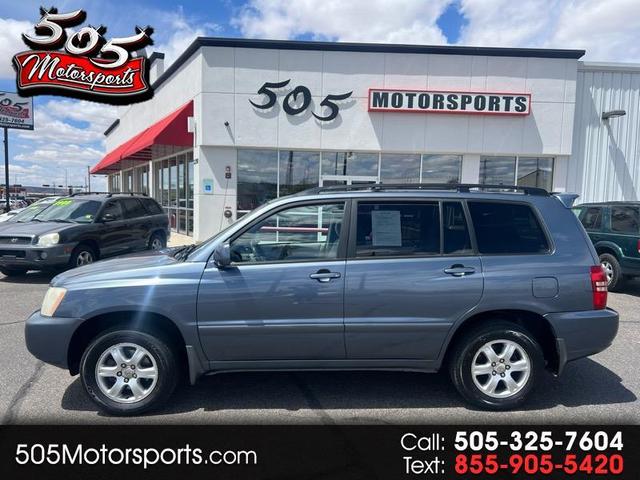 Blue 2003 Toyota Highlander SUV / Crossover Automatic