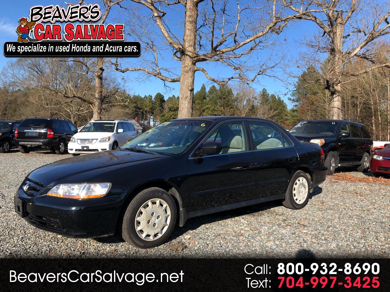 Used 2001 Honda Accord Sdn LX Auto ULEV for Sale in Mooresville NC