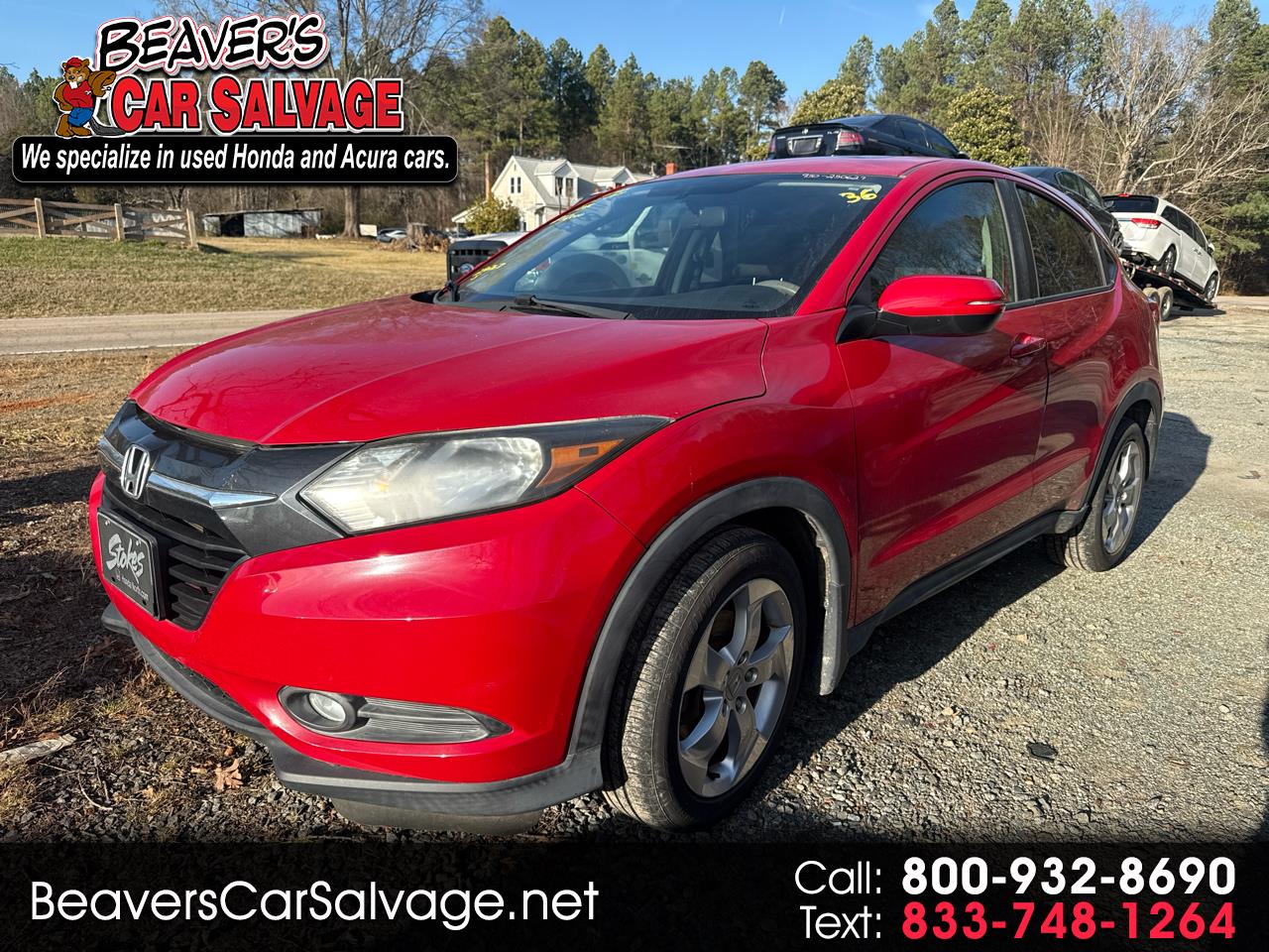 2016 Honda HR-V AWD 4dr CVT EX