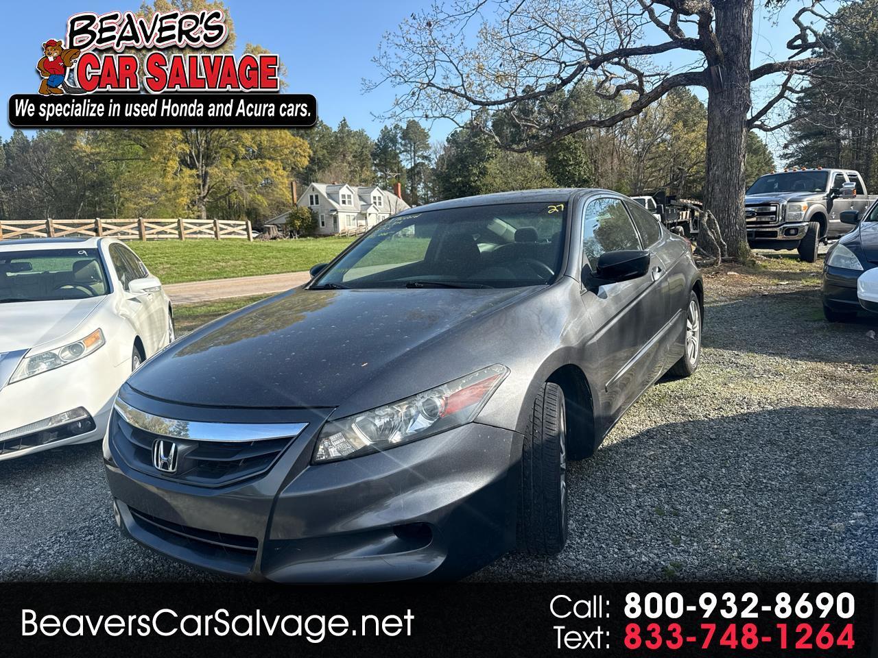 Honda Accord Cpe 2dr I4 Auto EX 2012