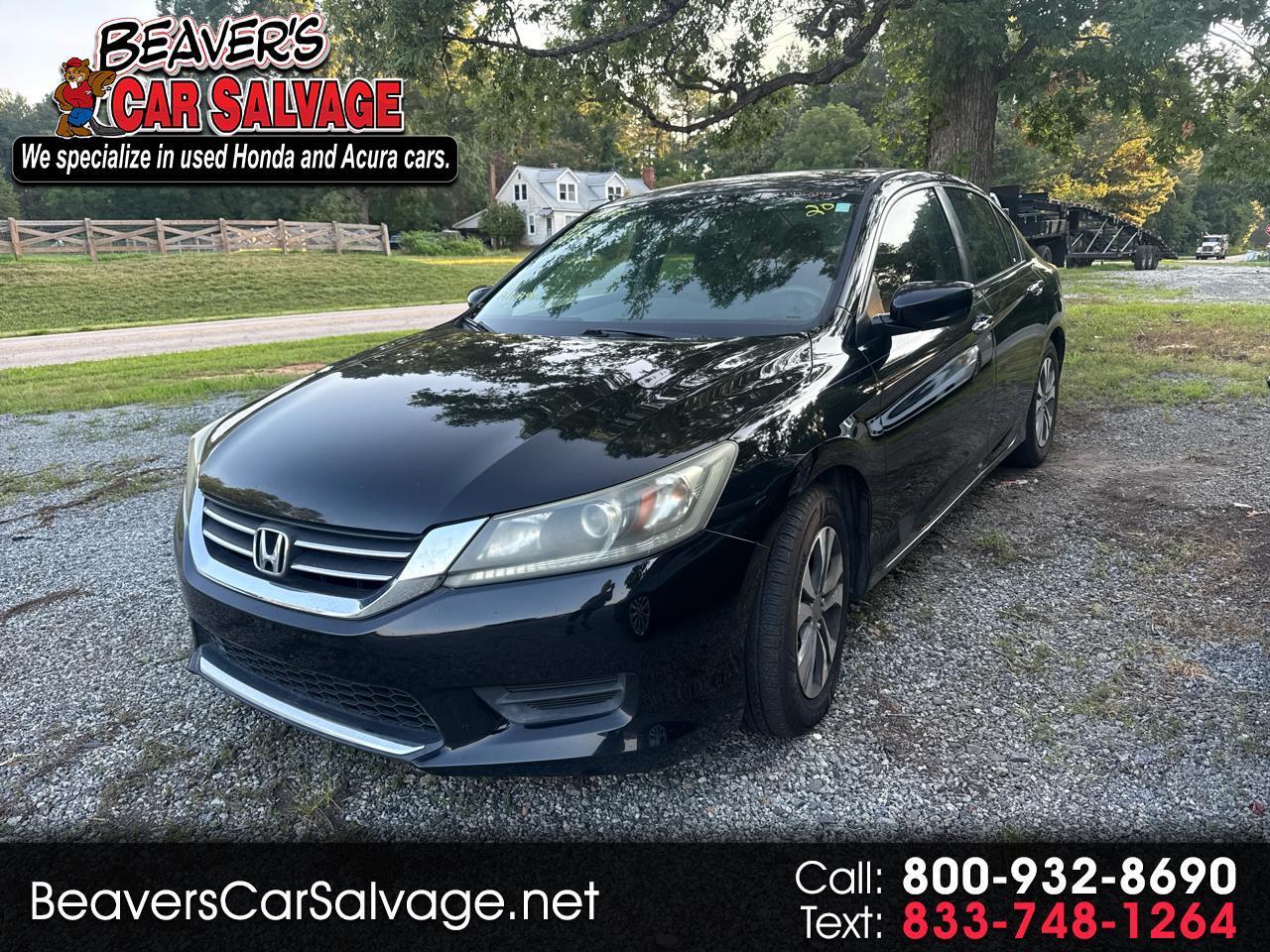 Honda Accord Sedan 4dr I4 CVT LX 2014