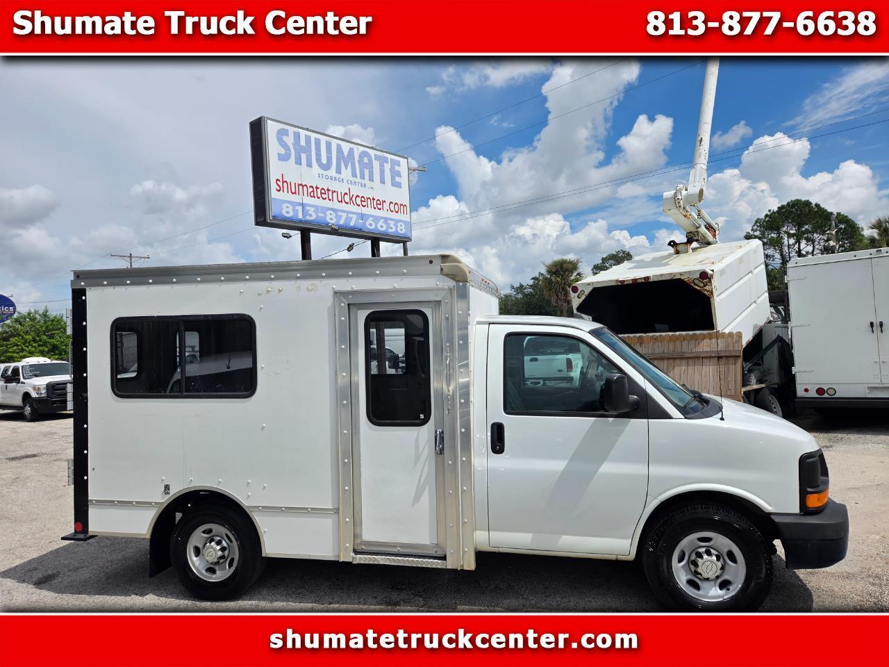 2016 Chevrolet Express G3500 10 FT. Box w/ Curb Door