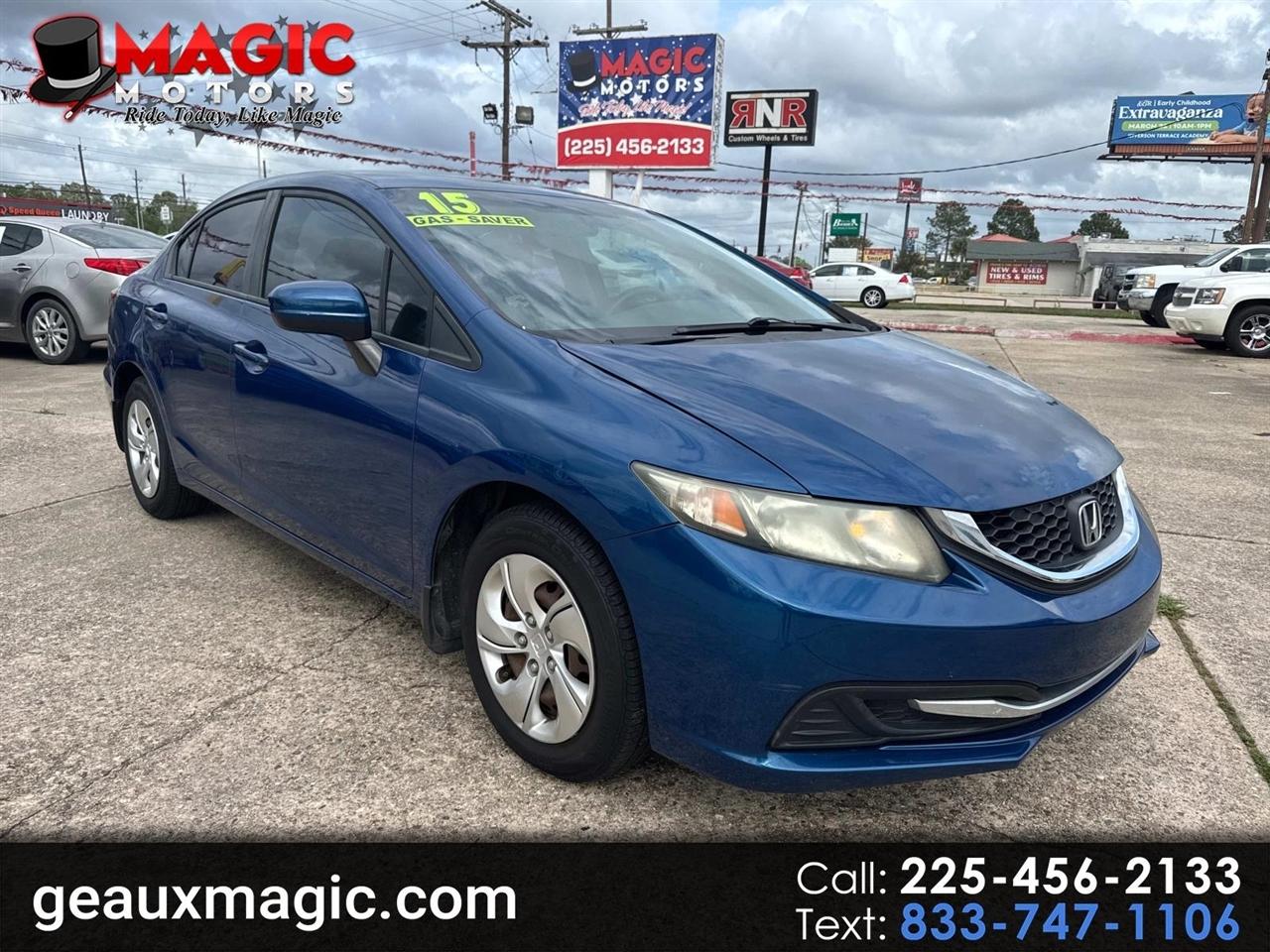 Honda Civic LX Sedan CVT 2015