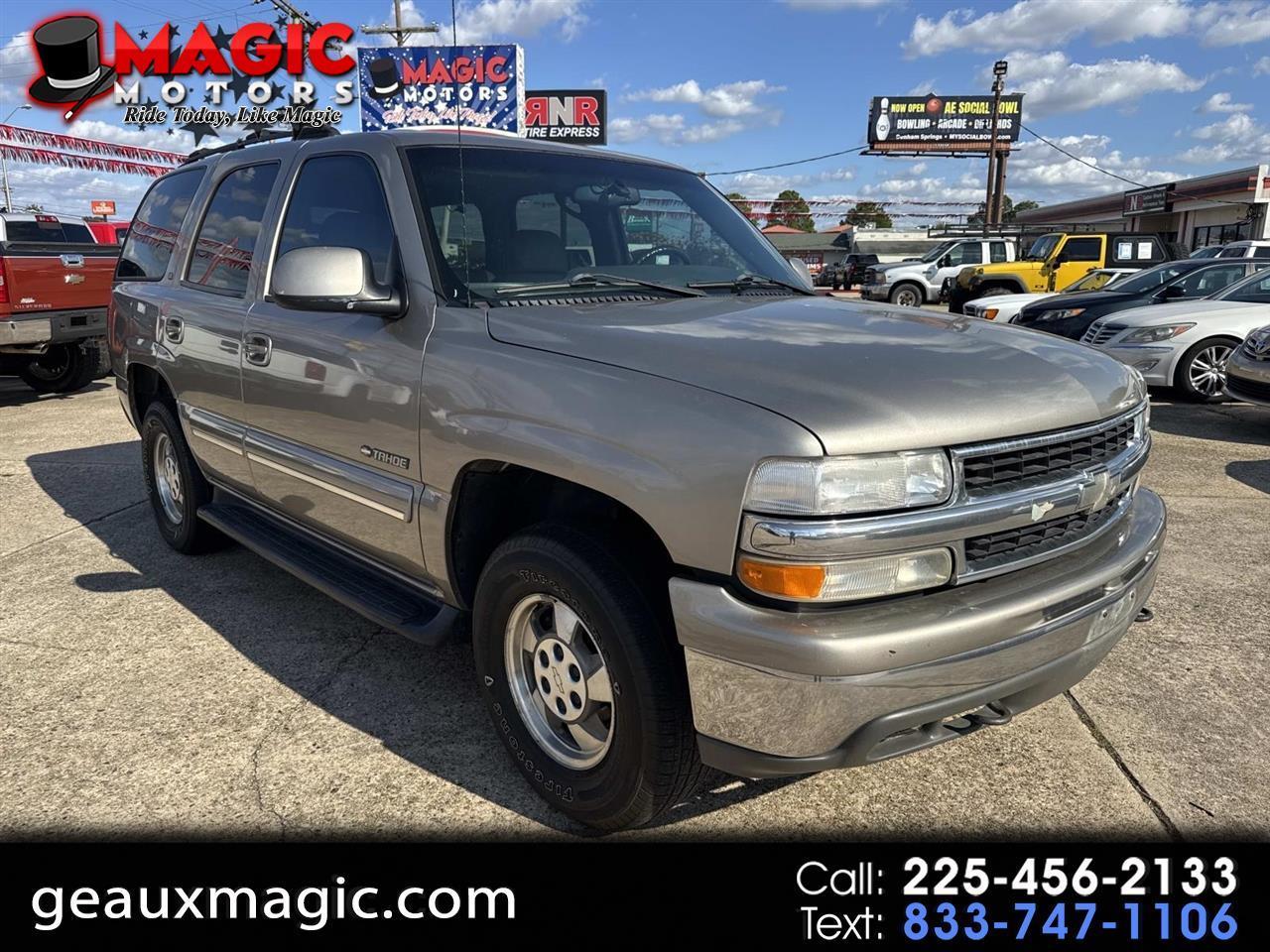 2001 Chevrolet Tahoe 2WD