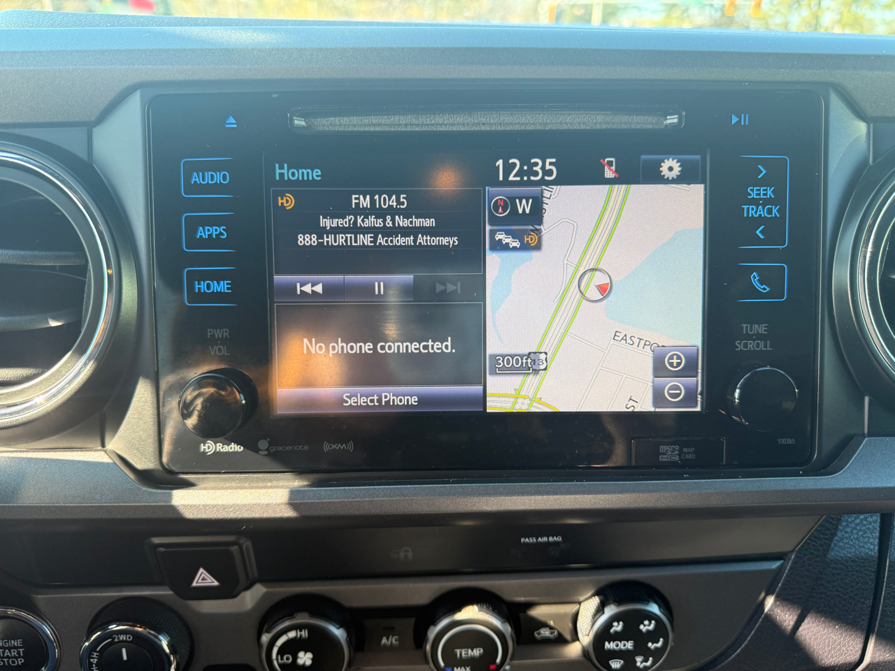 Toyota Tacoma 4WD TRD Sport Double Cab 5' Bed V6 AT (Natl) 2019