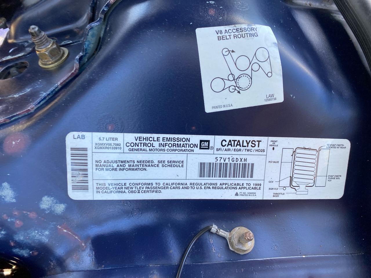 Chevrolet Camaro 2dr Cpe Z28 1999