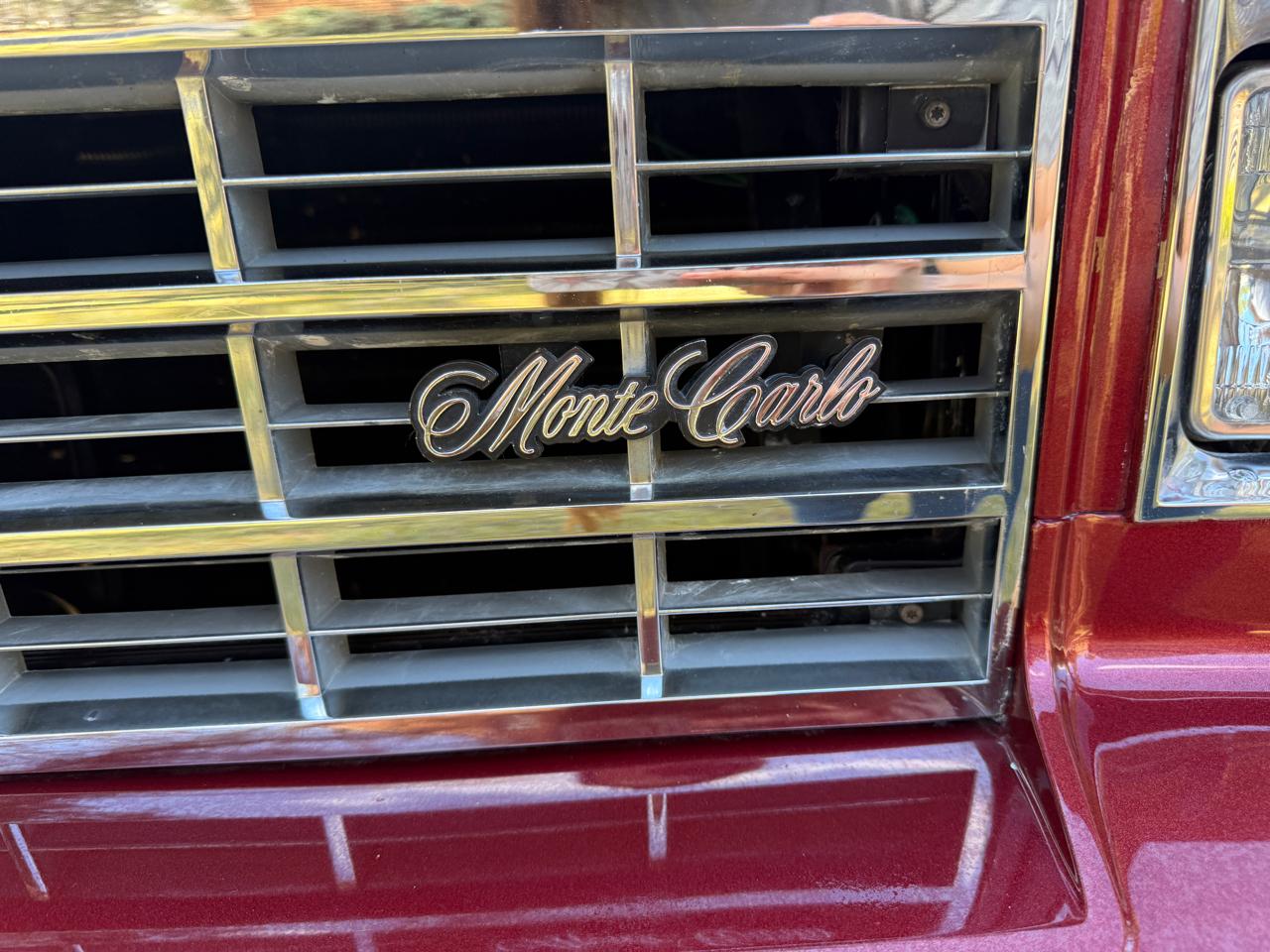 Chevrolet Monte Carlo 2dr Coupe Sport 1983