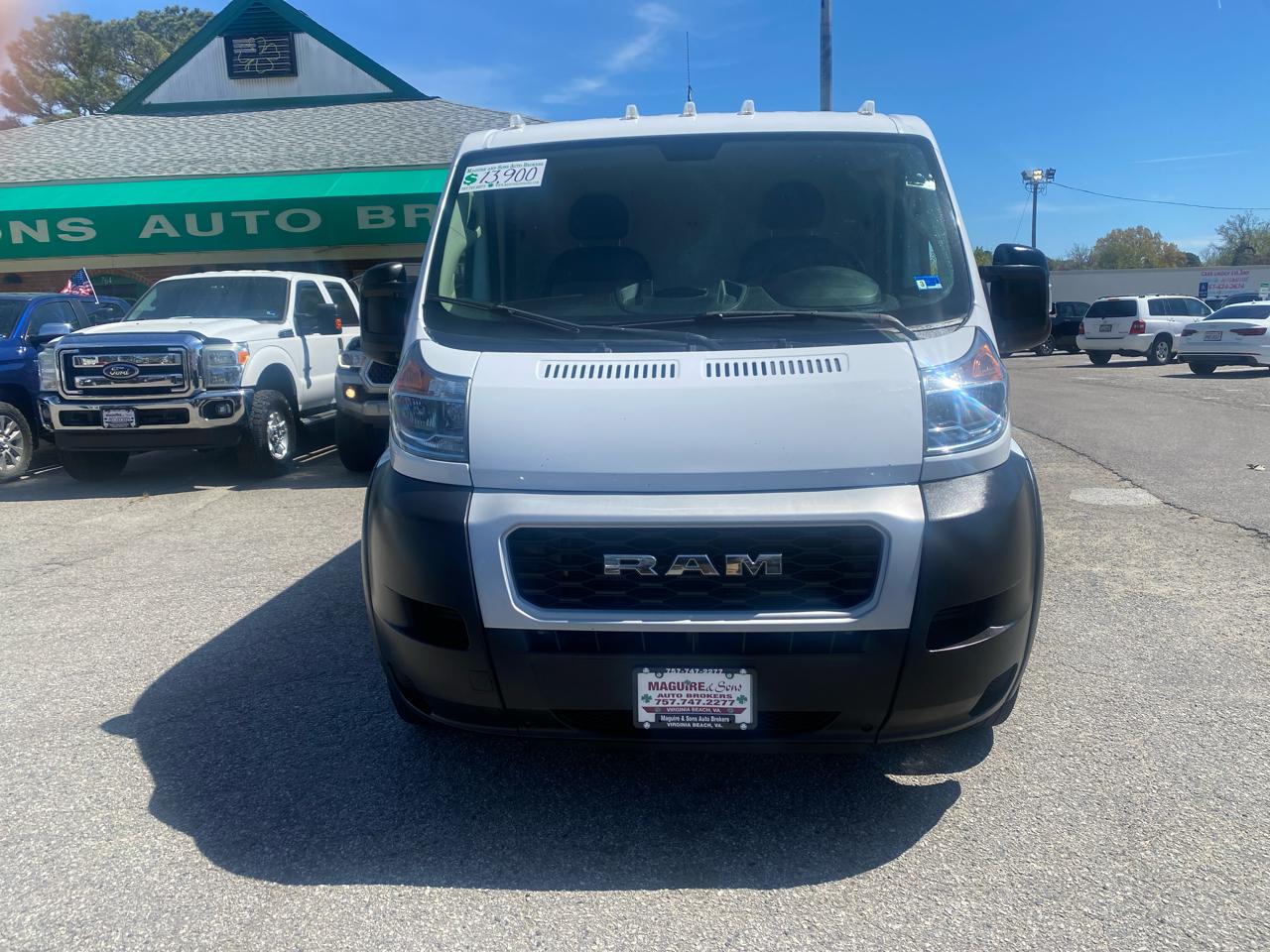 RAM ProMaster Cargo Van 1500 Low Roof 136" WB 2019