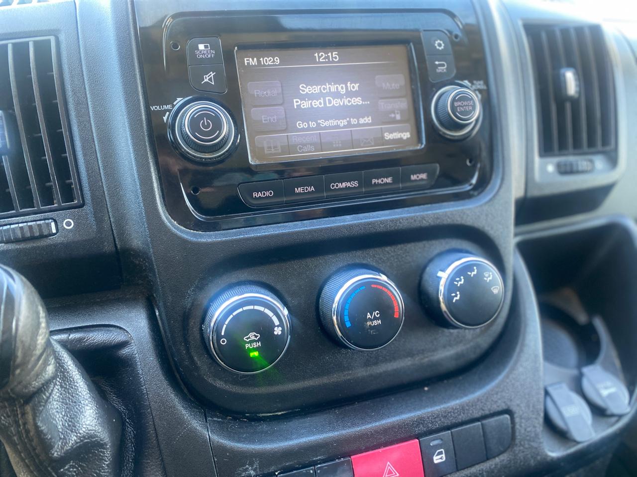 RAM ProMaster Cargo Van 1500 Low Roof 136" WB 2019