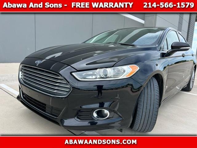 Black 2016 Ford Fusion Titanium Sedan Front-Wheel Drive 6-Speed Automatic