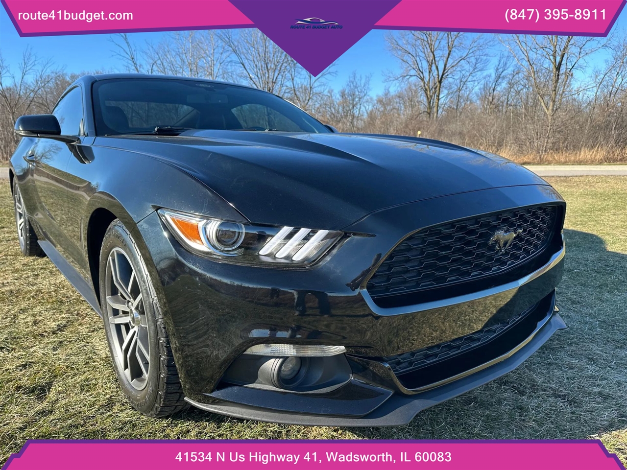 2015 Ford Mustang EcoBoost Premium Coupe 2D