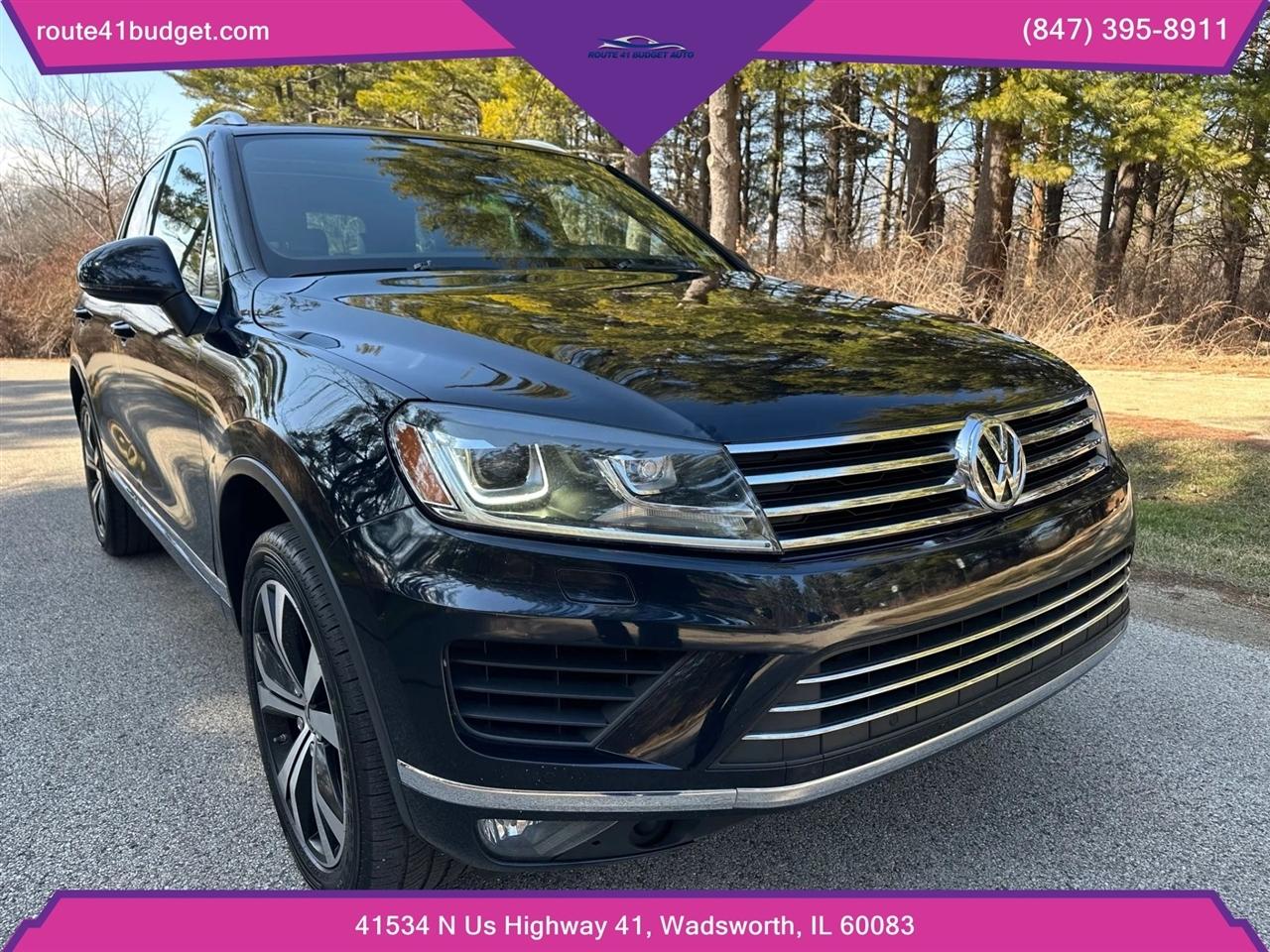 2017 Volkswagen Touareg V6 Wolfsburg Edition Sport Utility 4D