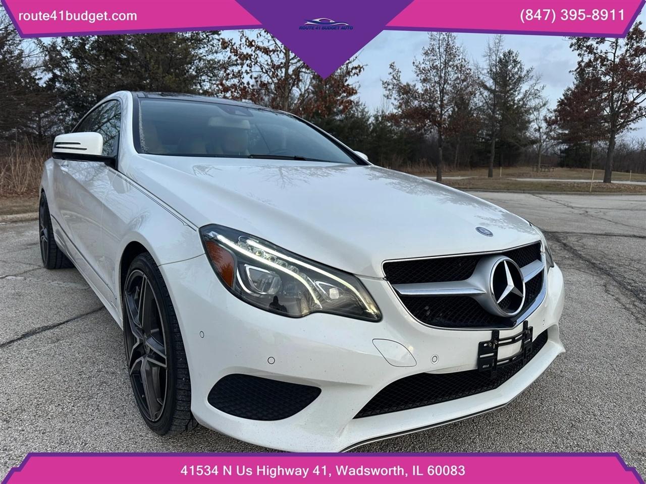 2014 Mercedes-Benz E-Class E 350 4MATIC Coupe 2D