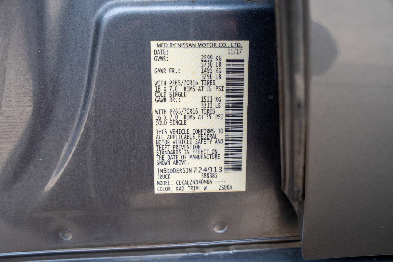 Nissan Frontier  2018