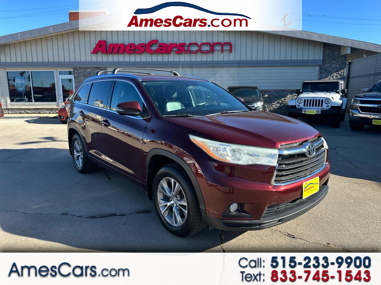 2014 Toyota Highlander AWD 4dr V6 XLE (Natl)