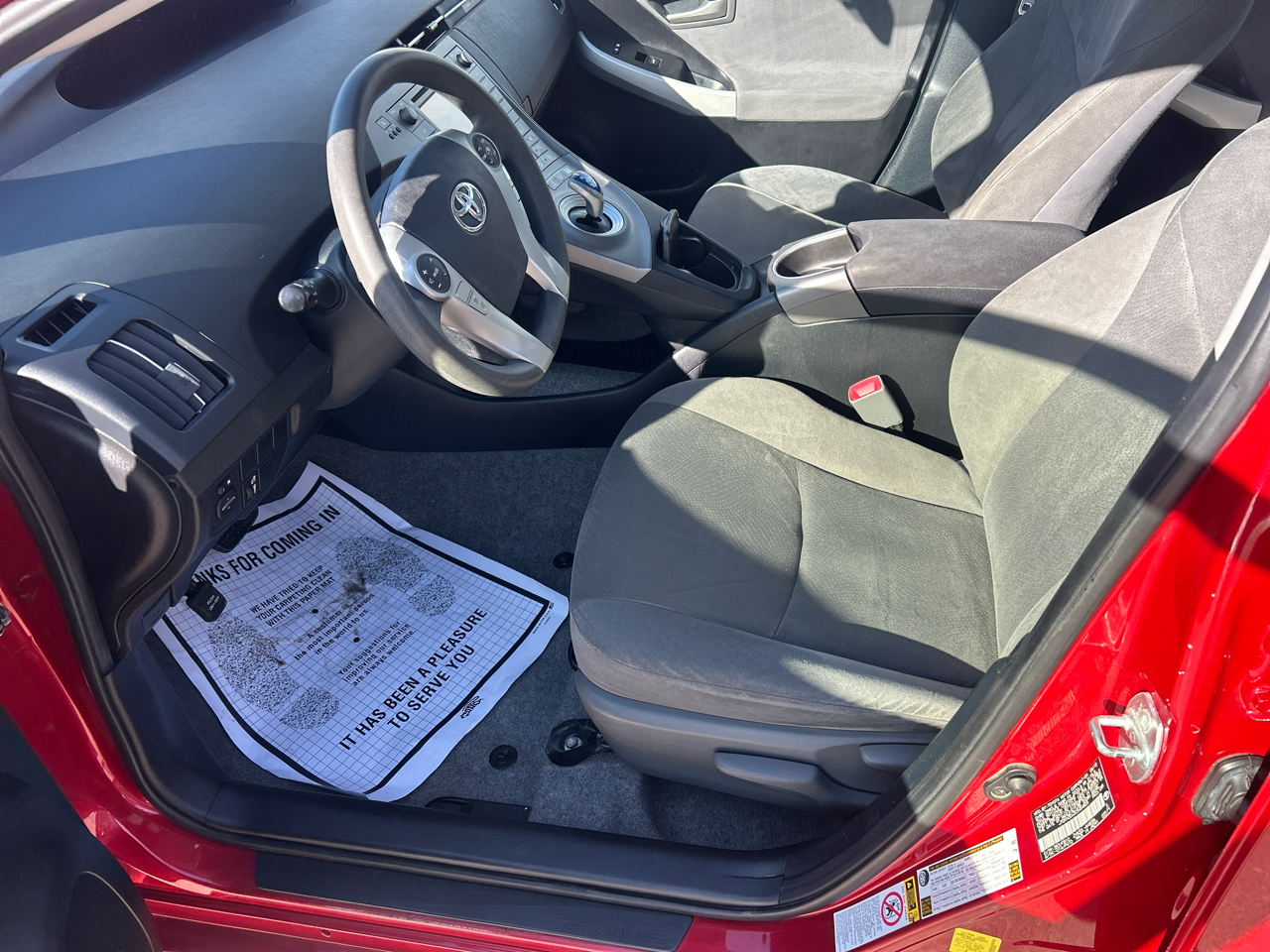 Toyota Prius 5dr HB Three (Natl) 2012