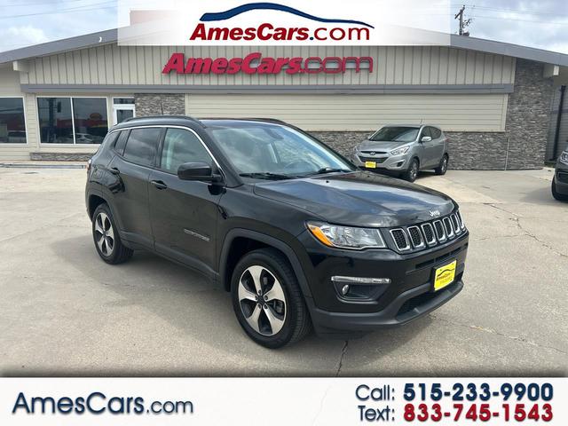 Black 2017 Jeep Compass Latitude 4WD SUV / Crossover Four-Wheel Drive Automatic
