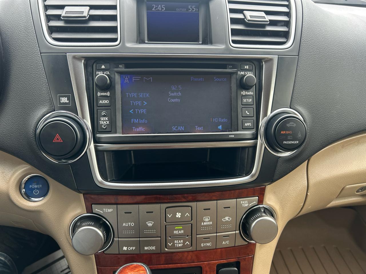 Toyota Highlander Hybrid 4WD 4dr Limited (Natl) 2013