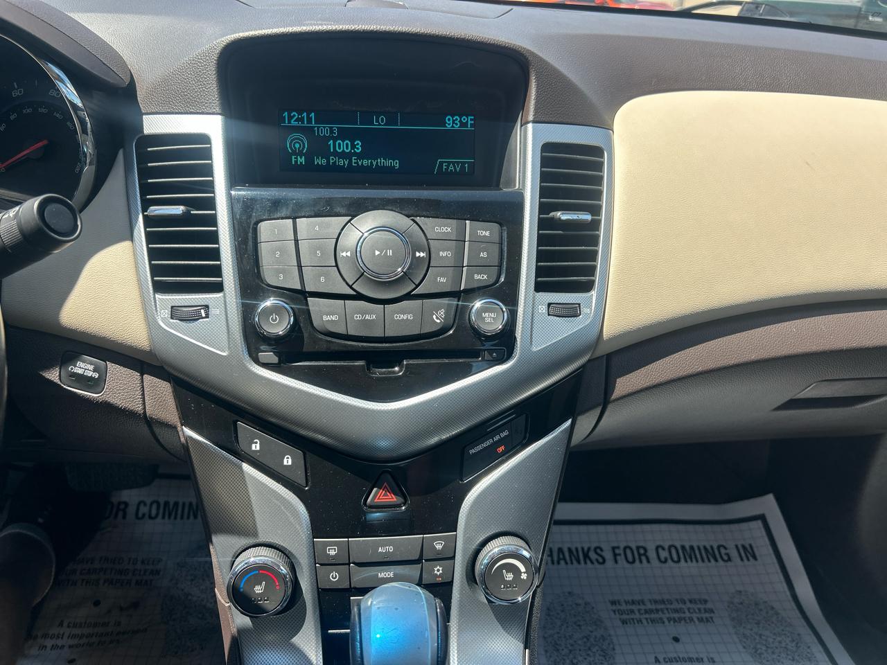 Chevrolet Cruze 4dr Sdn LTZ 2012