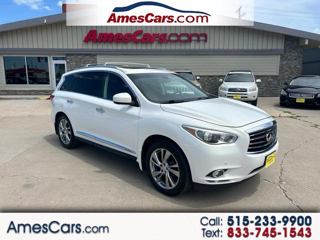 White 2013 INFINITI JX35 SUV / Crossover All-Wheel Drive Automatic