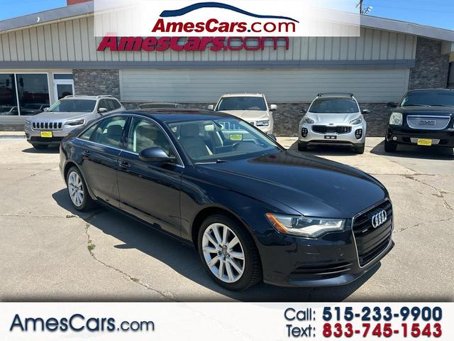 Blue 2014 Audi A6 Sedan All-Wheel Drive Automatic