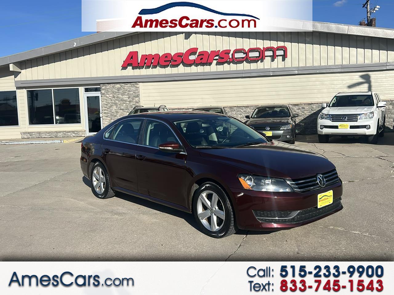 Volkswagen Passat 4dr Sdn 2.5L Auto SE 2012