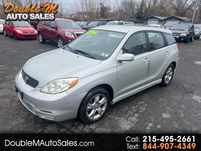 Silver 2003 Toyota Matrix Hatchback 4-Speed Automatic
