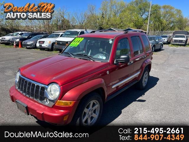 Red (Maroon) 2007 Jeep Liberty Limited 4WD SUV / Crossover Four-Wheel Drive 4-Speed Automatic