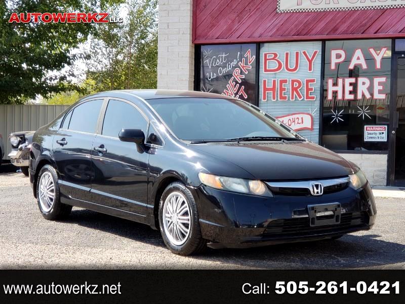 Buy Here Pay Here 2008 Honda Civic LX Sedan AT for Sale in Albuquerque ...