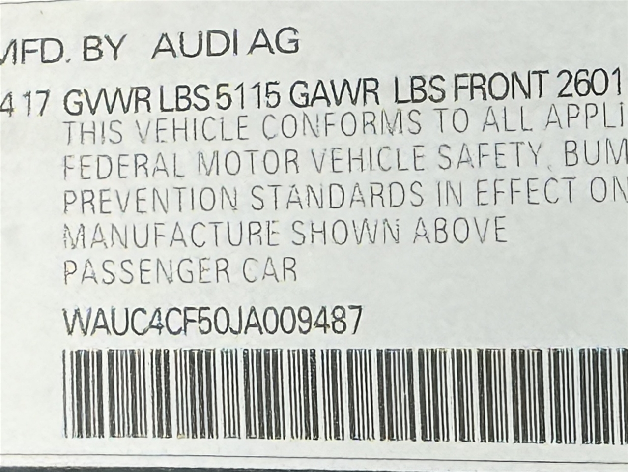 Audi S5 Sportback  2018