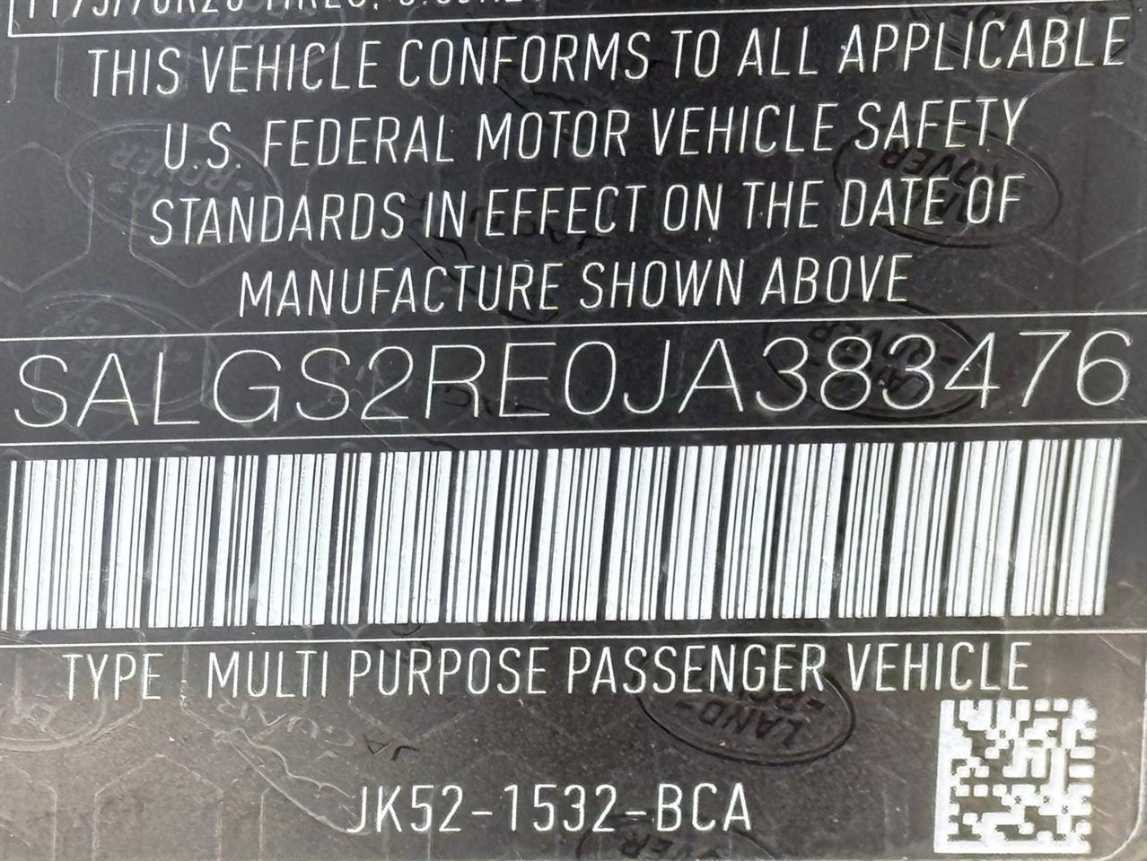 Land Rover Range Rover  2018