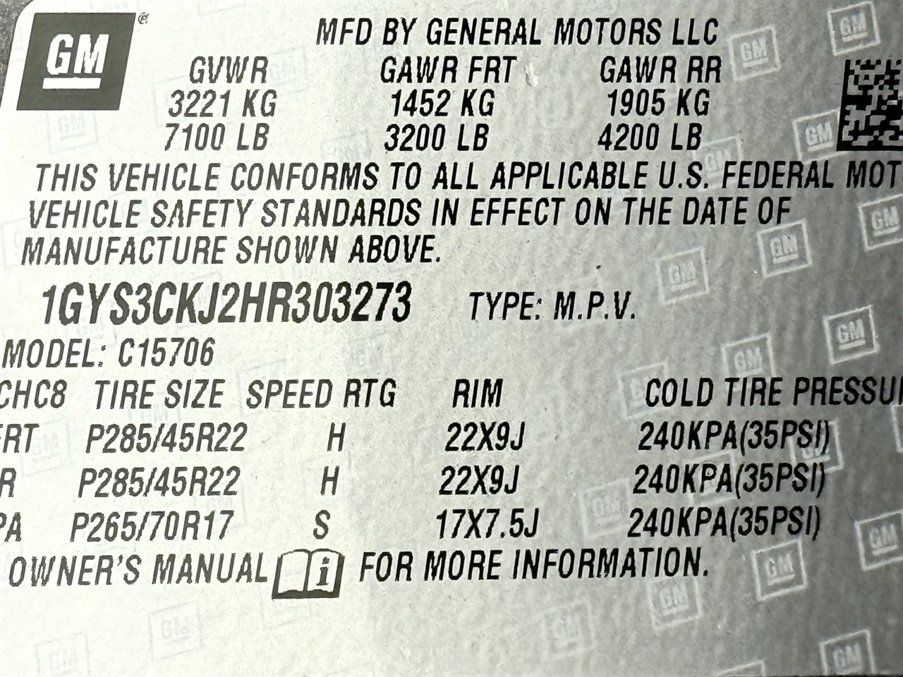 Cadillac Escalade  2017