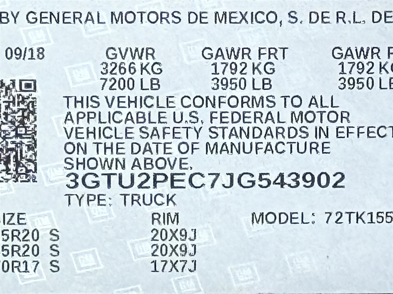 GMC Sierra 1500  2018