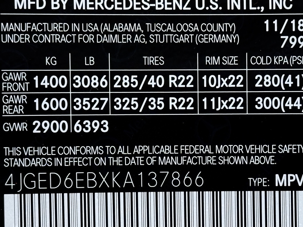 Mercedes-Benz GLE  2019