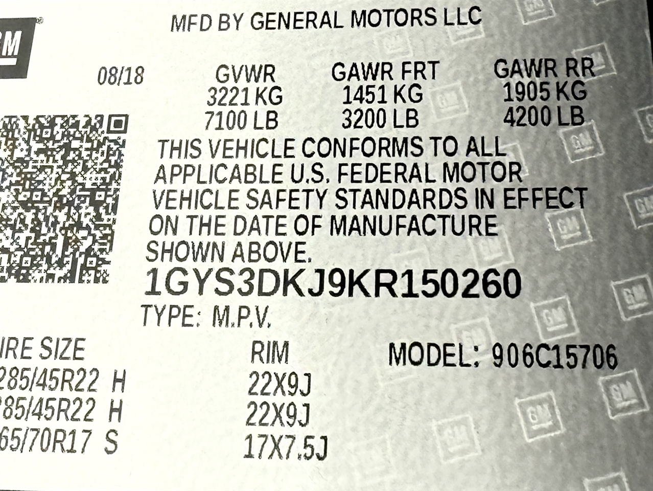 Cadillac Escalade  2019