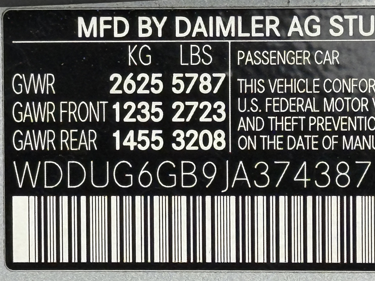 Mercedes-Benz S-Class  2018