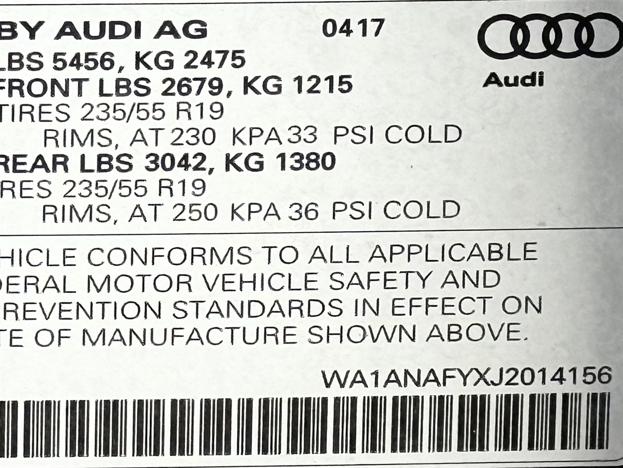 Audi Q5  2018