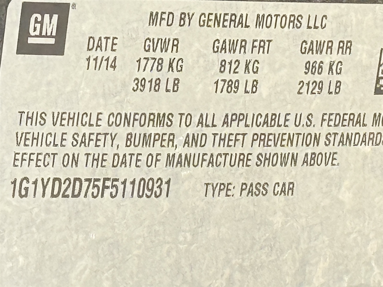 Chevrolet Corvette  2015