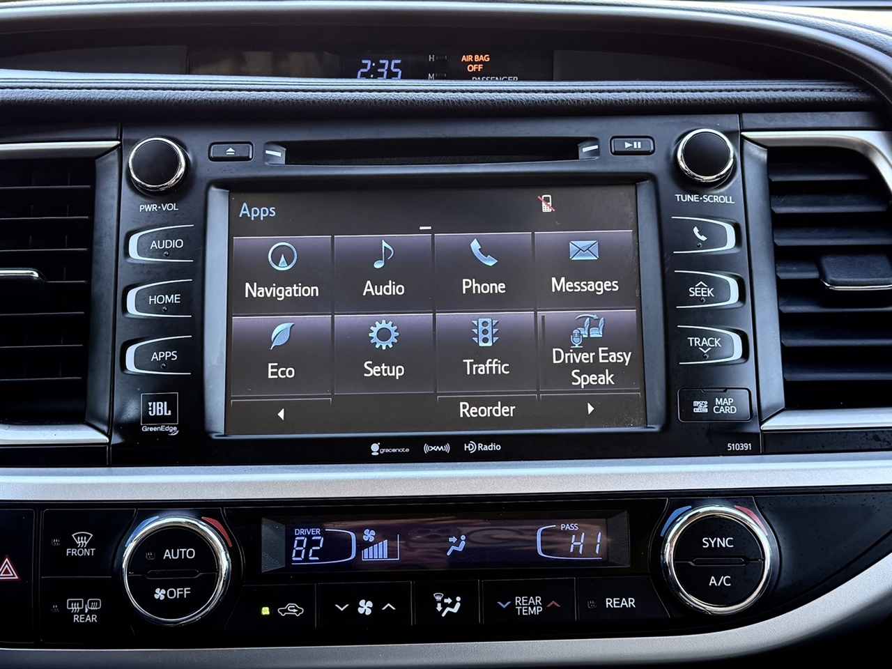 Toyota Highlander  2019