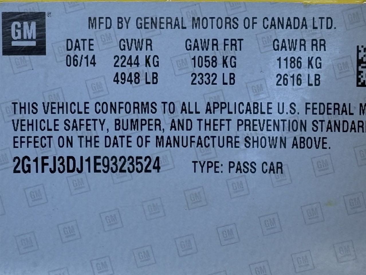 Chevrolet Camaro  2014