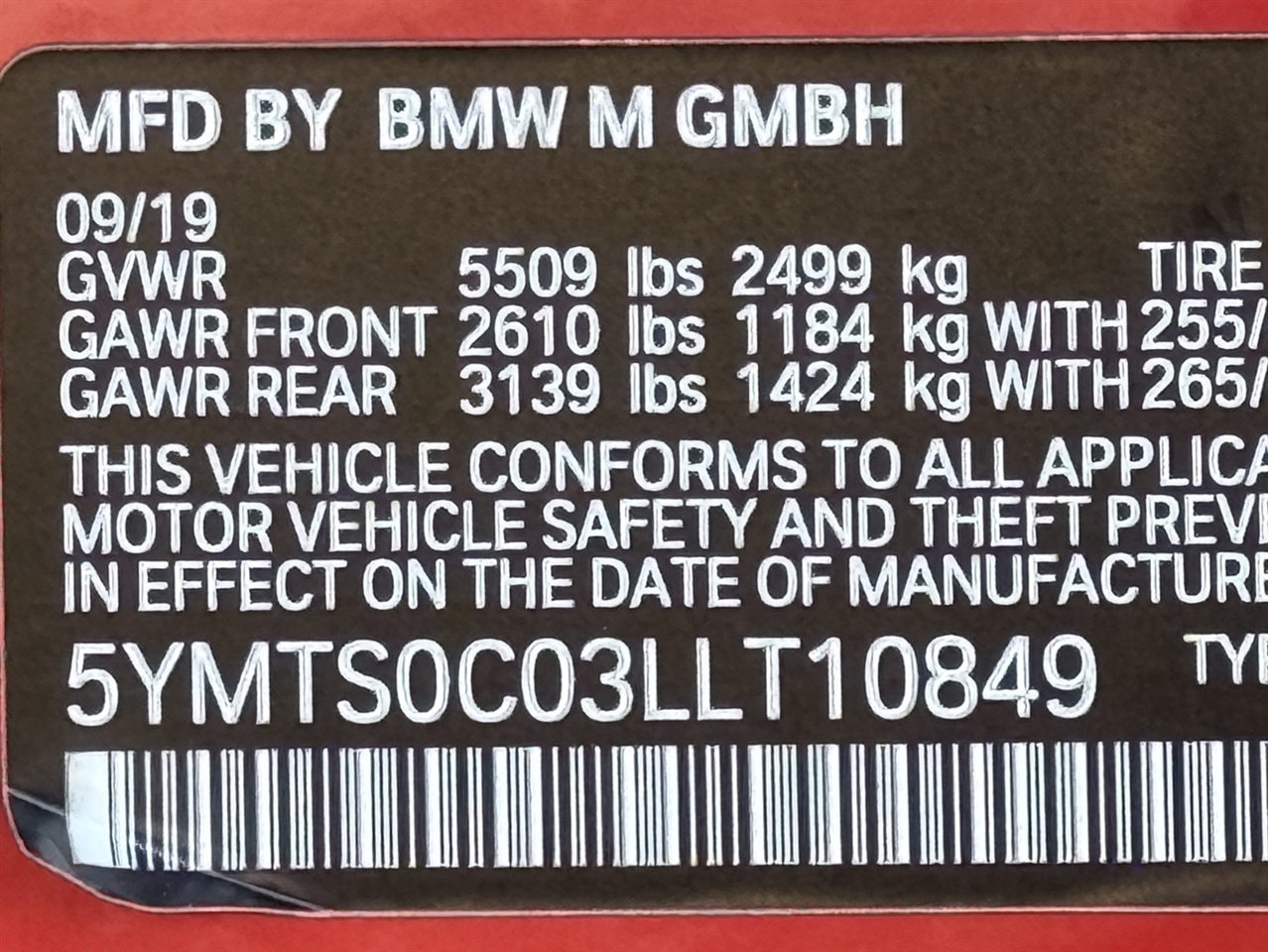BMW X3 M  2020