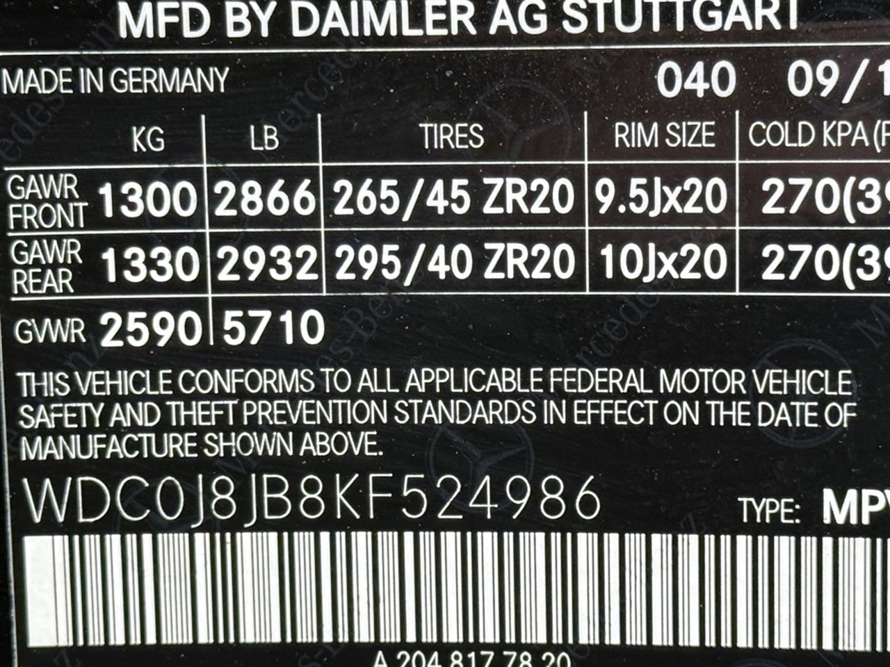 Mercedes-Benz GLC  2019