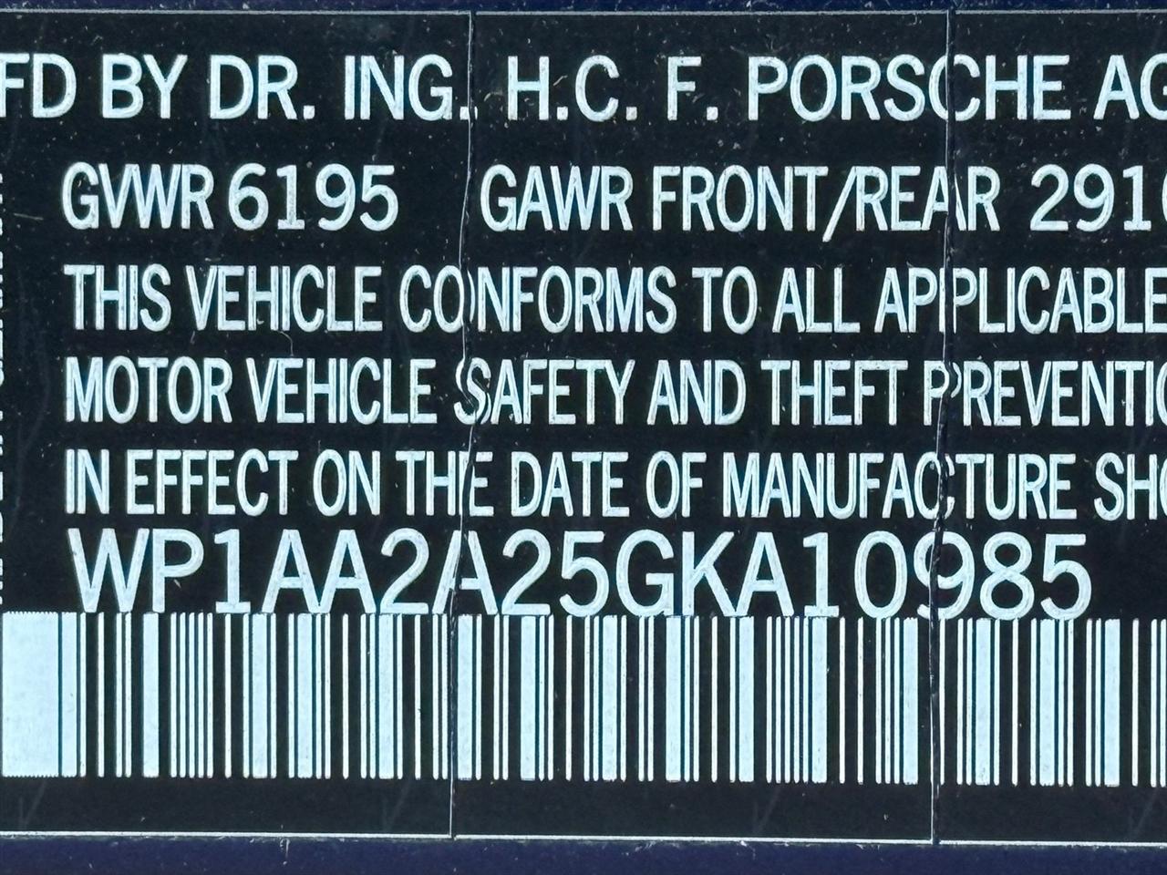 Porsche Cayenne  2016