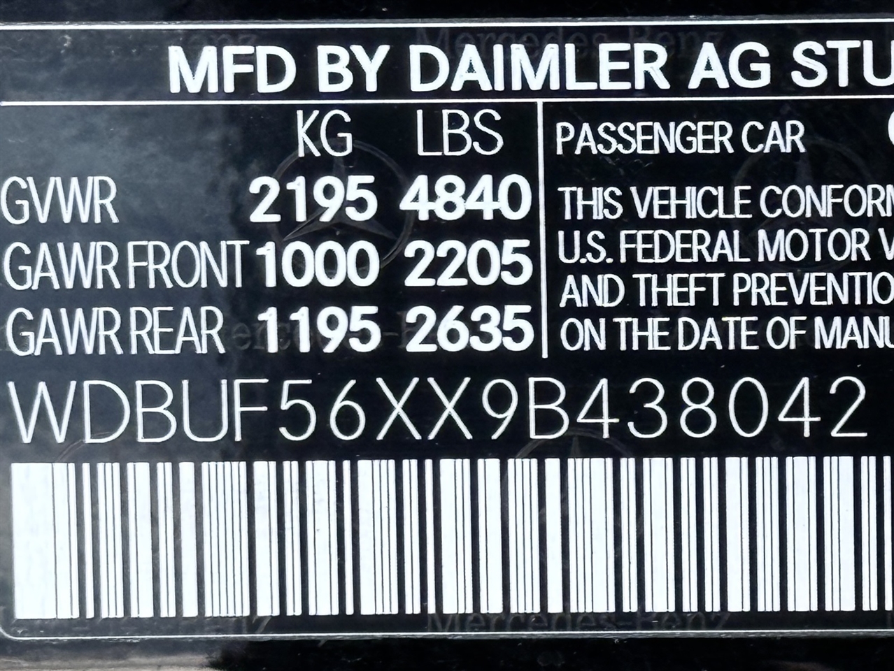 Mercedes-Benz E-Class  2009