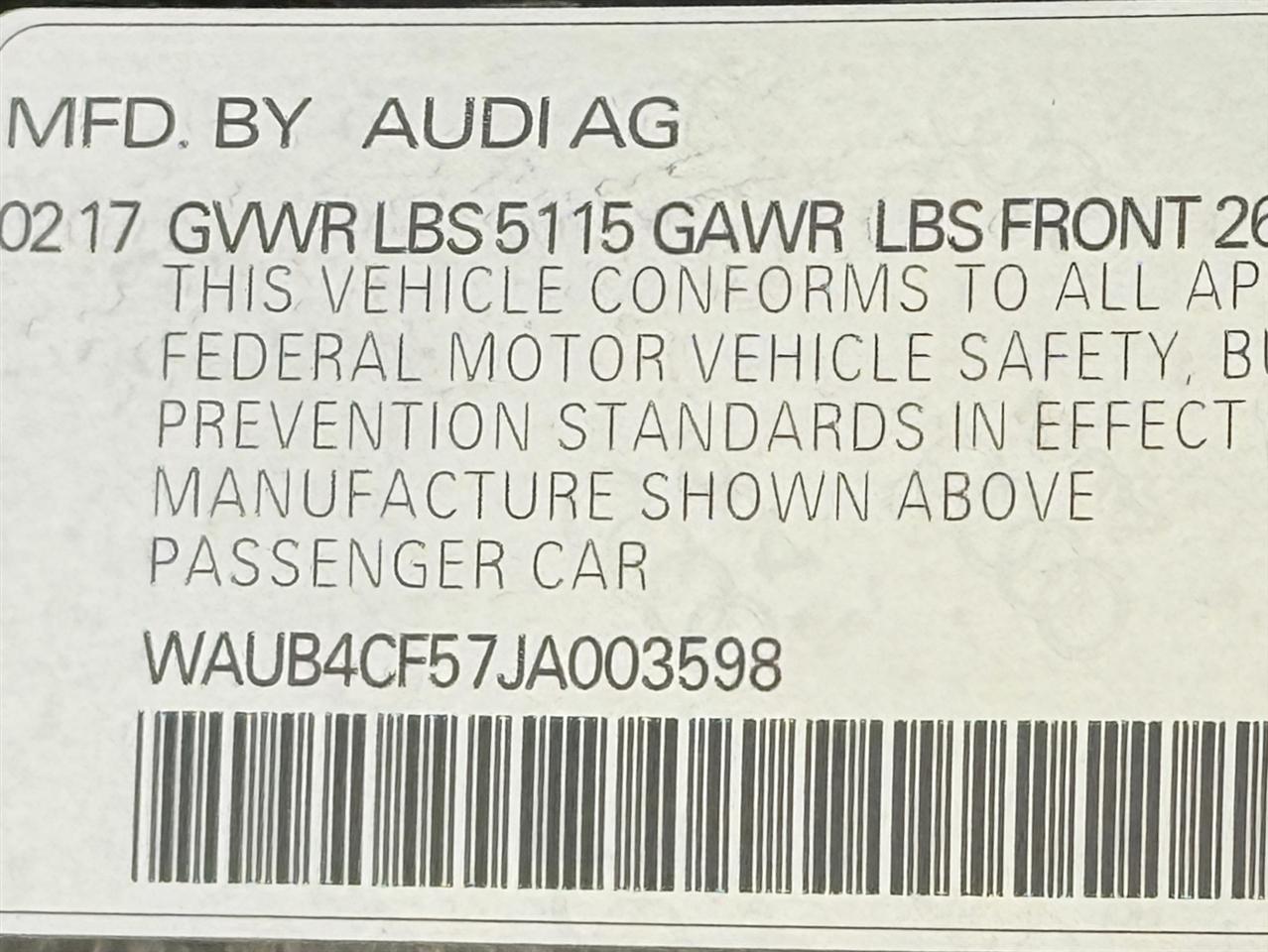 Audi S5 Sportback  2018